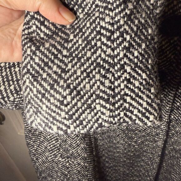 Guess SZ XL Womens Tweed Swing Double Breasted Wool Blend Pea Coat Winter Dressy - Picture 7 of 13